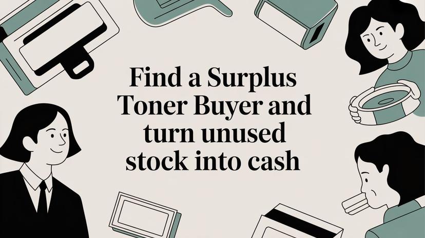Find a Surplus Toner Buyer and Turn Unused Stock into Cash