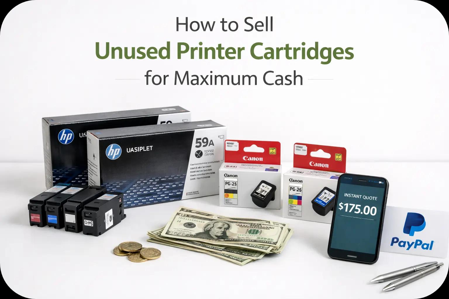How to Sell Unused Printer Cartridges for Maximum Cash