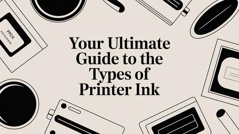 Your Ultimate Guide to the Types of Printer Ink