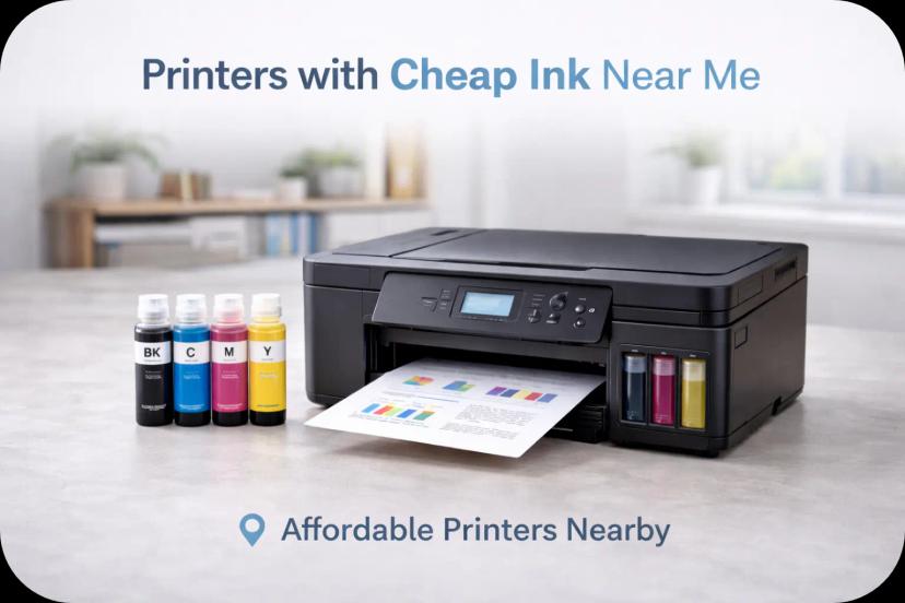Best Printers with Cheap Ink Near Me (Save Big on Printing)