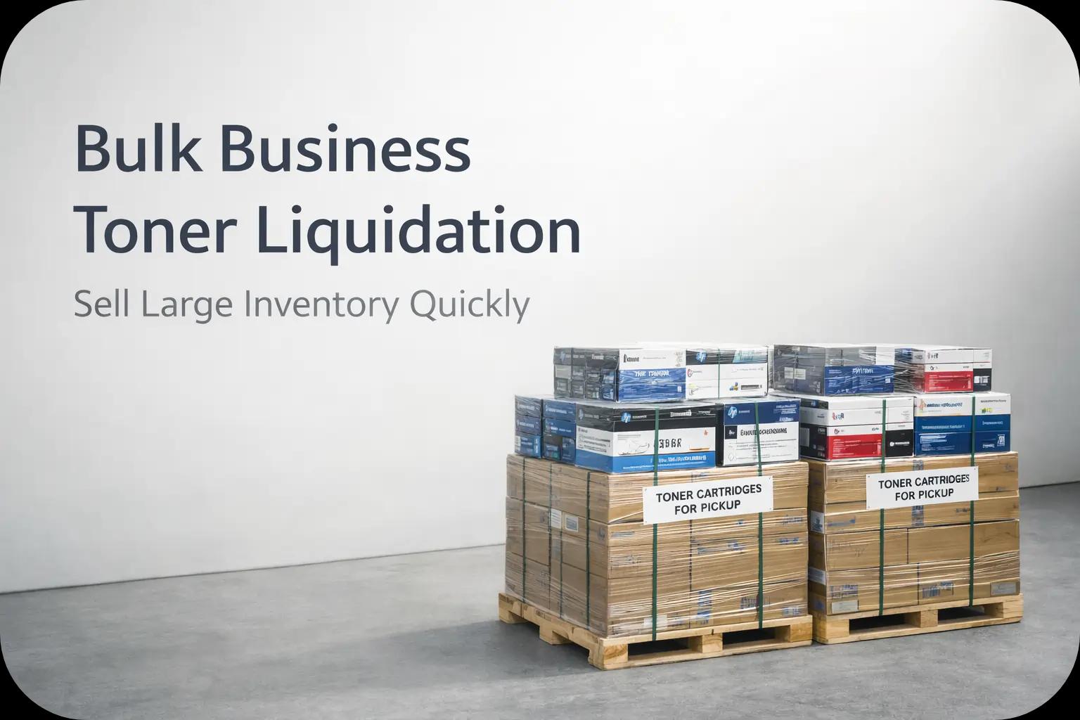 Bulk Business Toner Liquidation: Sell Large Inventory Quickly