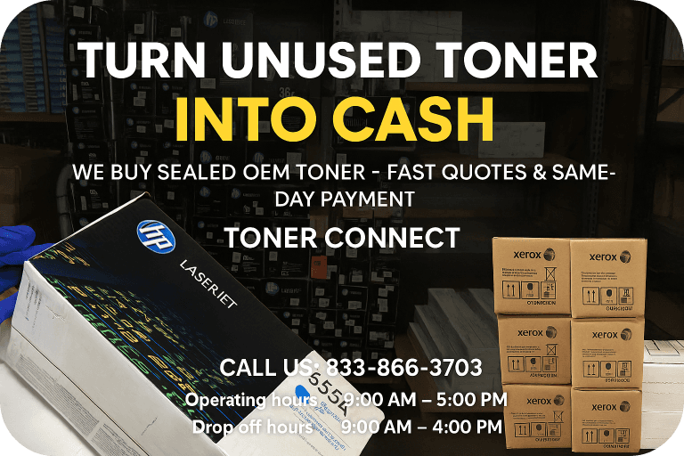 Cash for Toners | What Makes Unused Cartridges Worth Money?