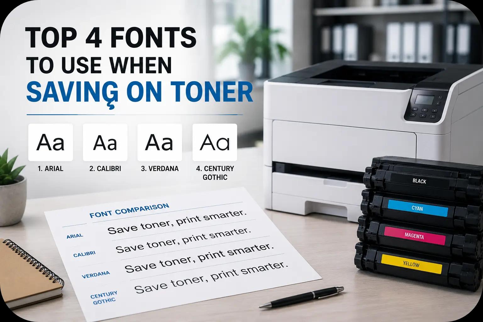 Top 4 Fonts to Use When Saving On Toner