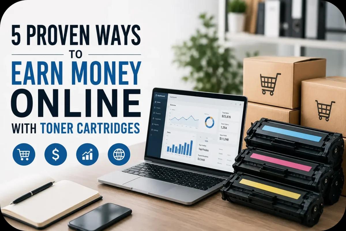 5 Proven Ways to Earn Money Online with Toner Cartridges