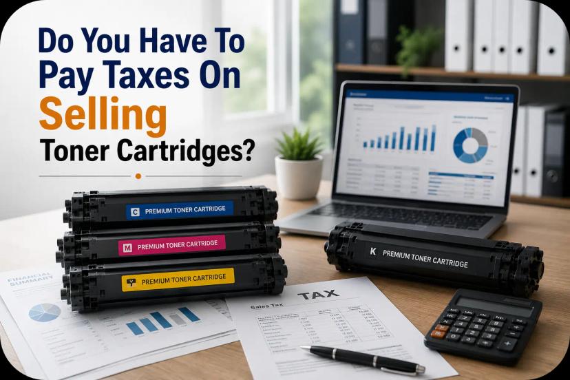 Do You Have To Pay Taxes On Selling Toner Cartridges?