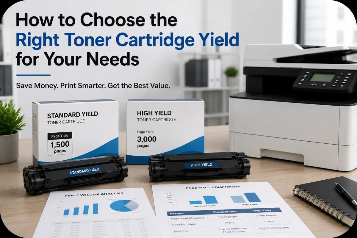 How to Choose the Right Toner Cartridge Yield for Your Needs