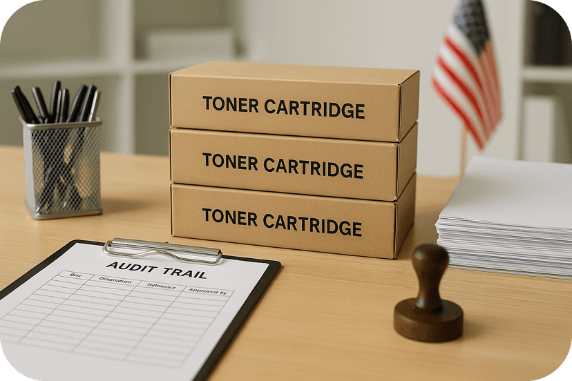 Declutter With a Paper Trail: How Government Agencies Can Sell Unused Toner Cartridges
