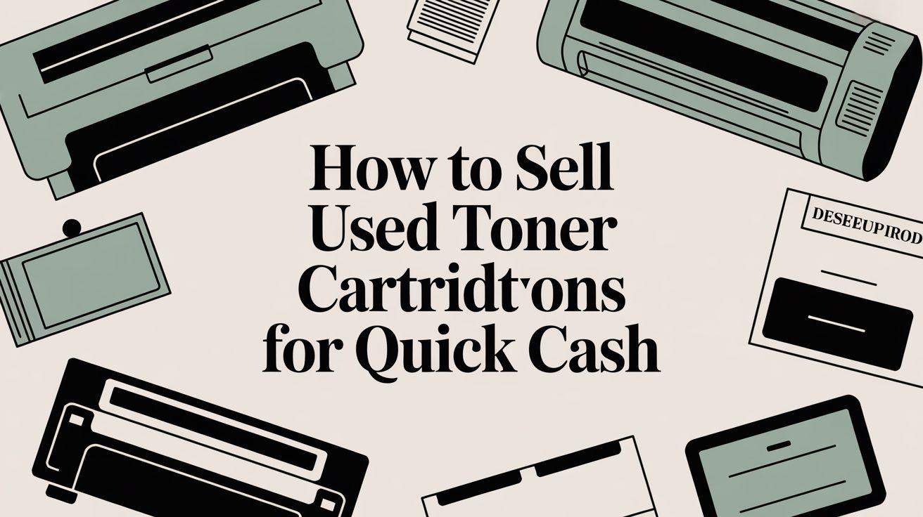 How to Sell Used Toner Cartridges for Quick Cash