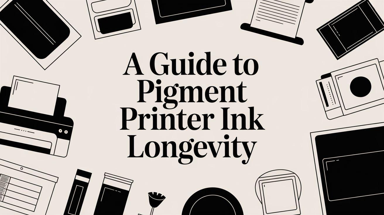 A Guide to Pigment Printer Ink Longevity