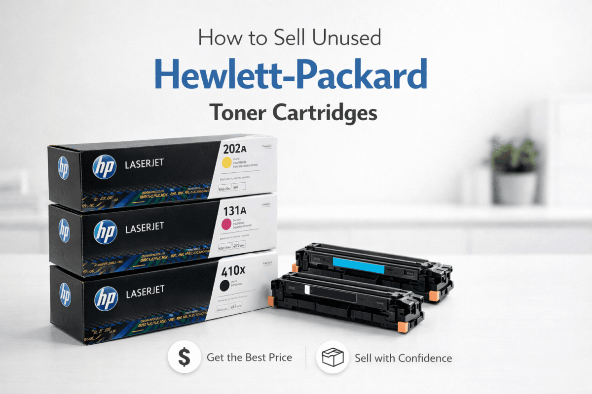 How to Sell Unused Hewlett-Packard Toner Cartridges?