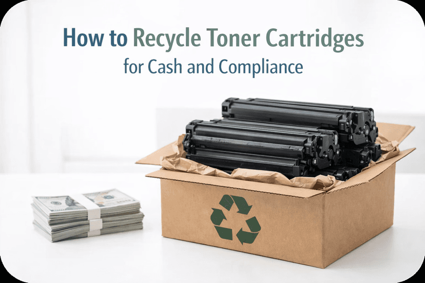 How to Recycle Toner Cartridges for Cash and Compliance?