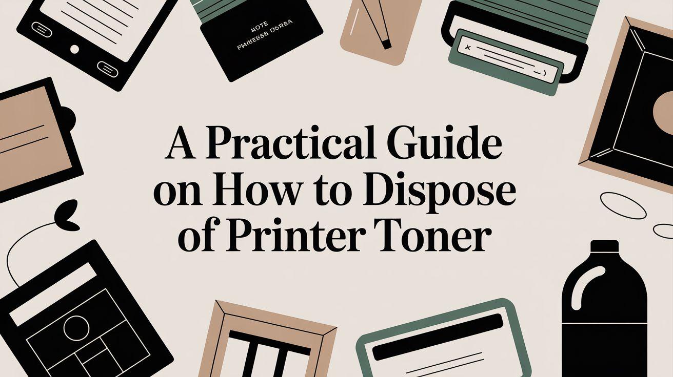 A Practical Guide on How to Dispose of Printer Toner