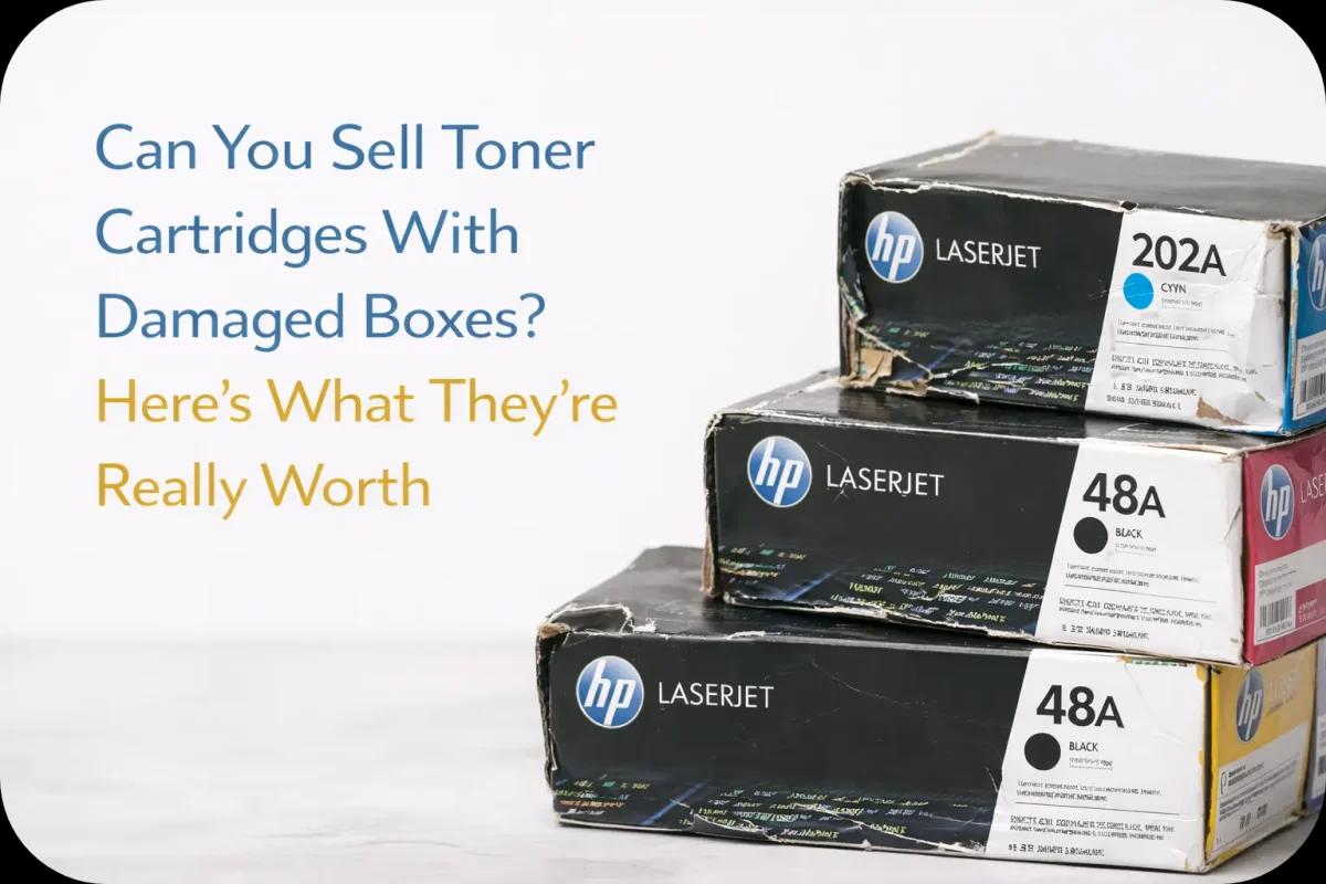 Sell Toner Cartridges With Damaged Boxes