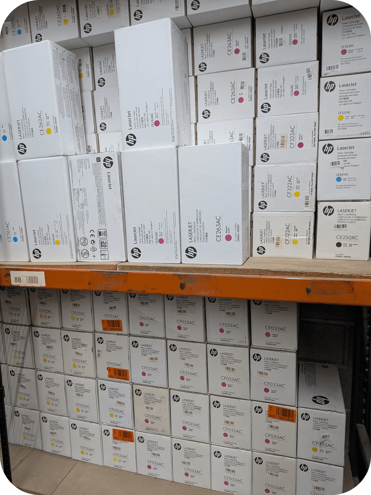 oner cartridge redistribution for faded printing