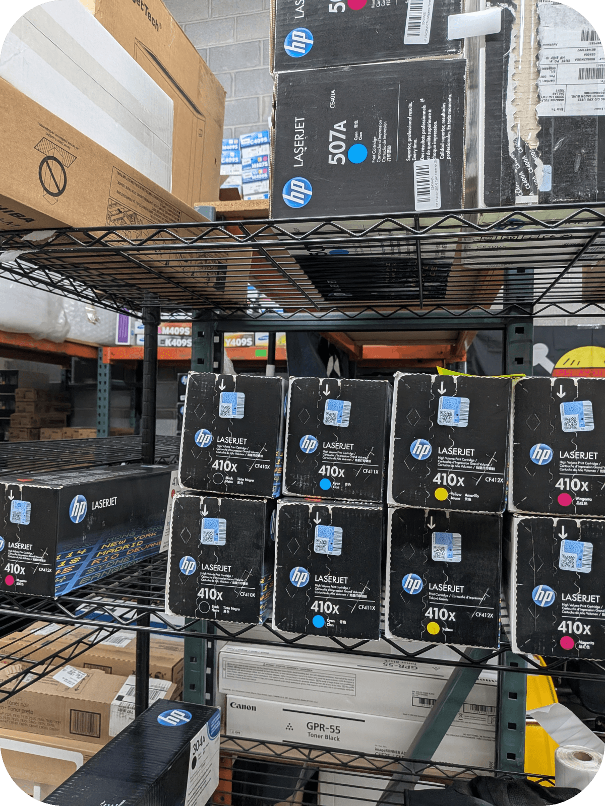 Office printer toner low monitoring